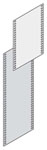 Stabilizační panel regálu ORION PLUS 130x52,5 cm - pozinkovaný