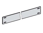 Stabilizační boční desky 60x10 cm - sv šedé